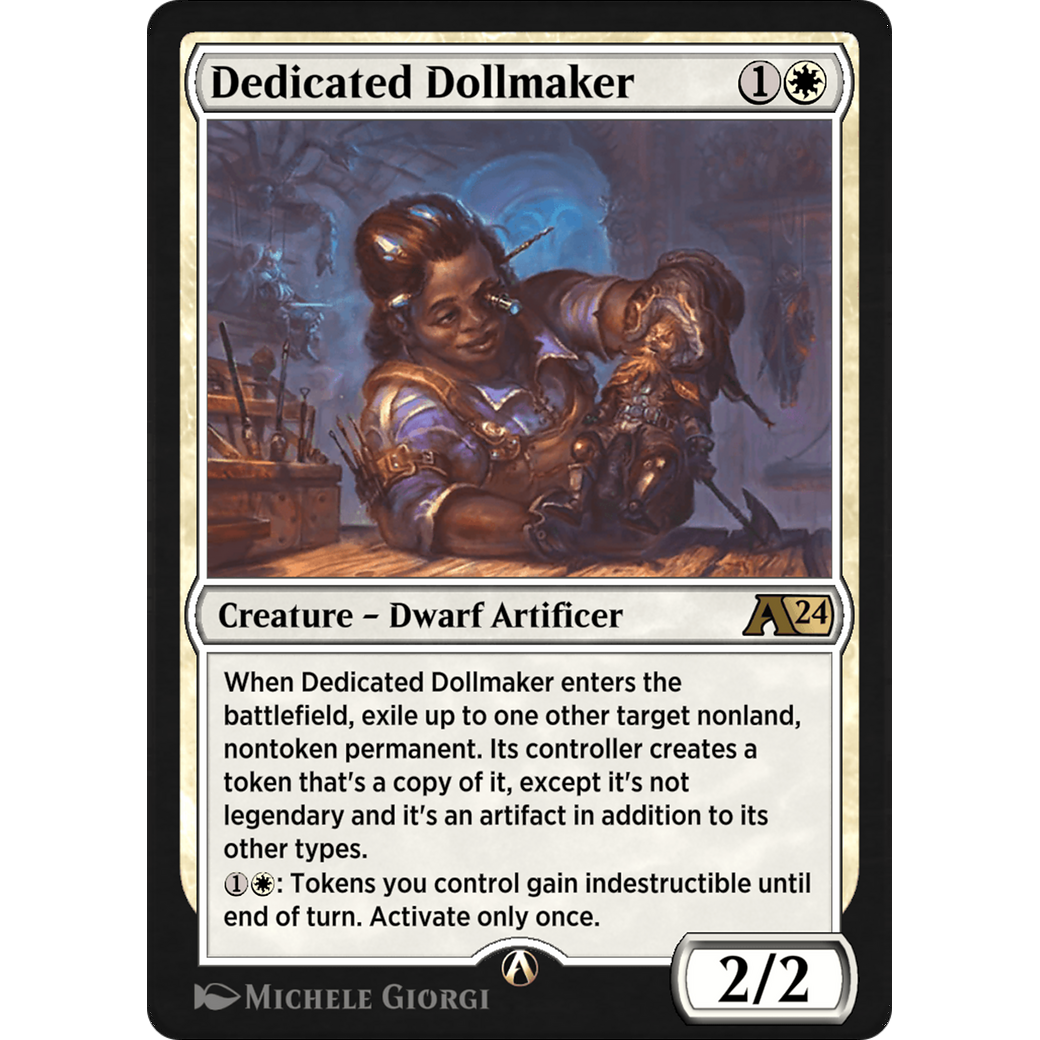 Dedicated Dollmaker (YWOE-002) - Alchemy: Wilds of Eldraine