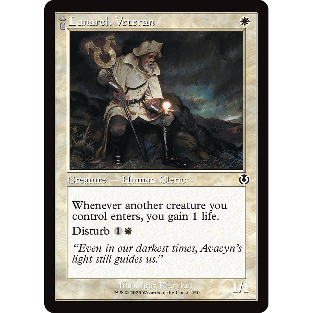 Lunarch Veteran // Luminous Phantom (INR-450) - Innistrad Remastered Foil