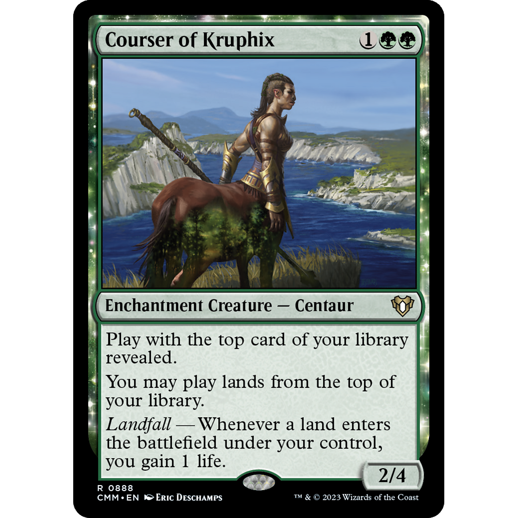 Courser of Kruphix (CMM-888) - Commander Masters: (enchantment)