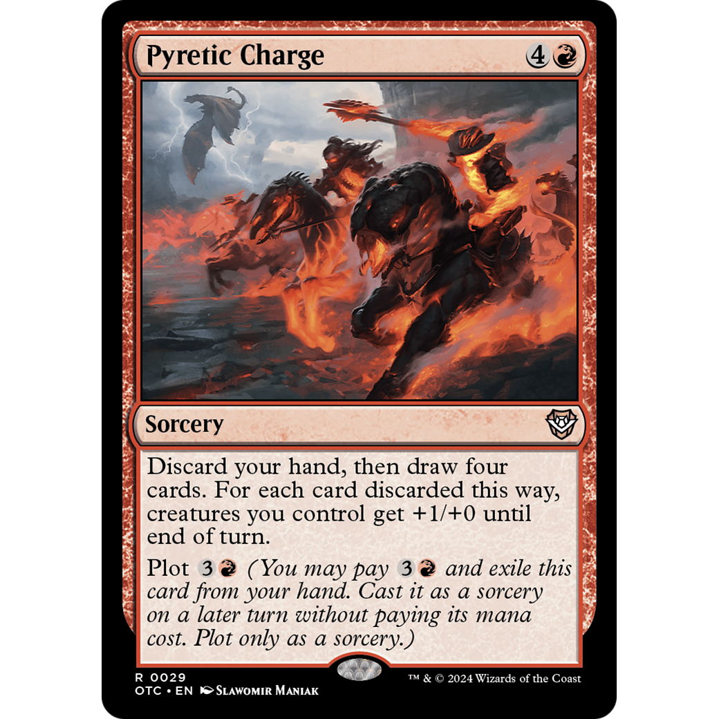 Pyretic Charge (OTC-029) - Outlaws of Thunder Junction Commander