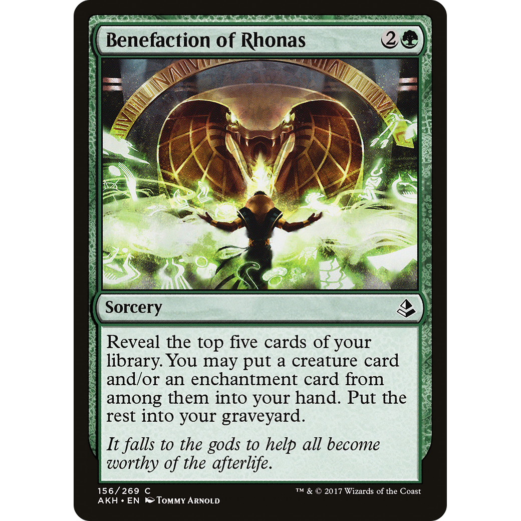 Benefaction of Rhonas (AKH-156) - Amonkhet Foil