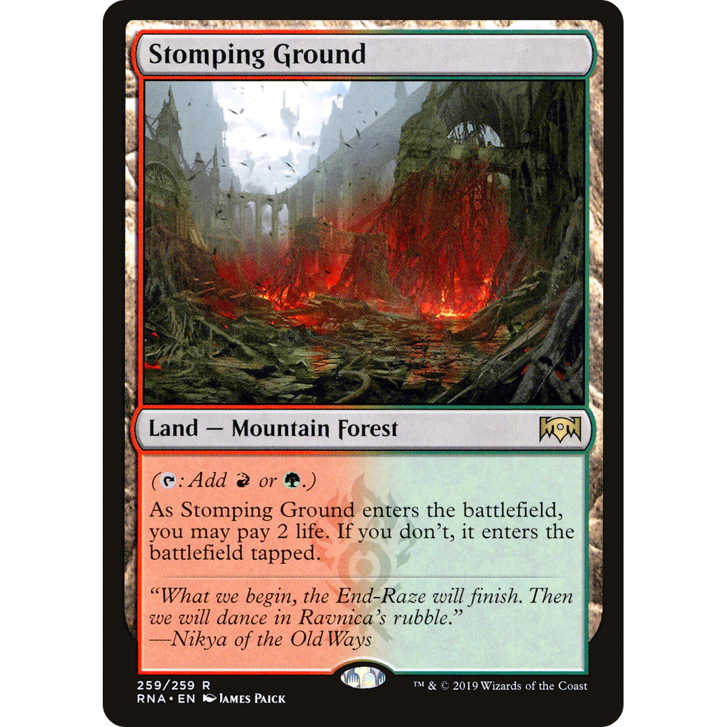 Stomping Ground (RNA-259) - Ravnica Allegiance Foil