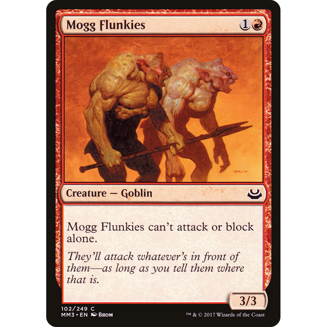 Mogg Flunkies (MM3-102) - Modern Masters 2017 Foil