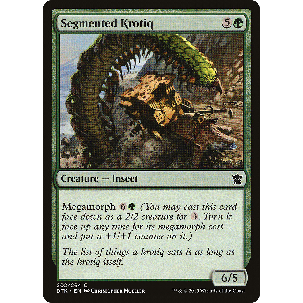 Segmented Krotiq (DTK-202) - Dragons of Tarkir Foil