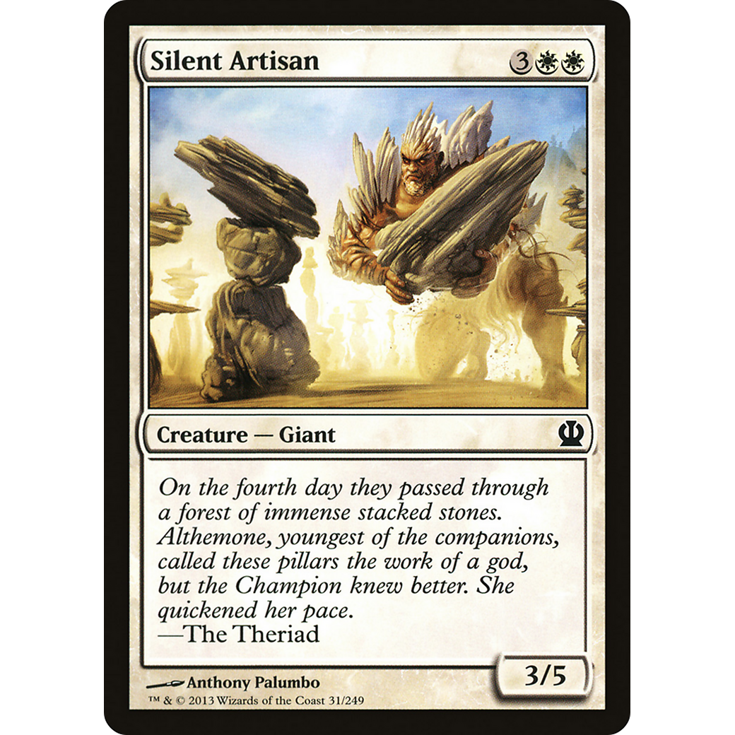 Silent Artisan (THS-031) - Theros Foil