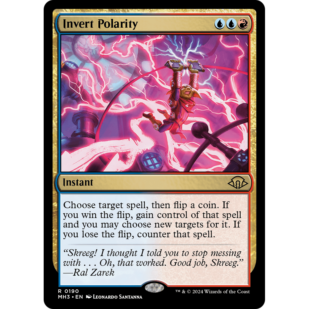 Invert Polarity (MH3-190) - Modern Horizons 3 Foil