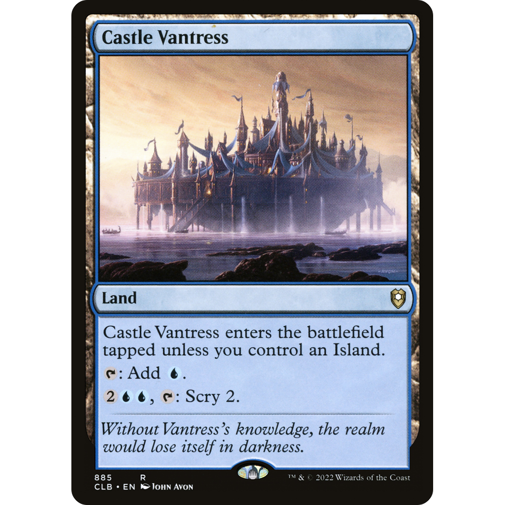 Castle Vantress (CLB-885) - Commander Legends: Battle for Baldur's Gate
