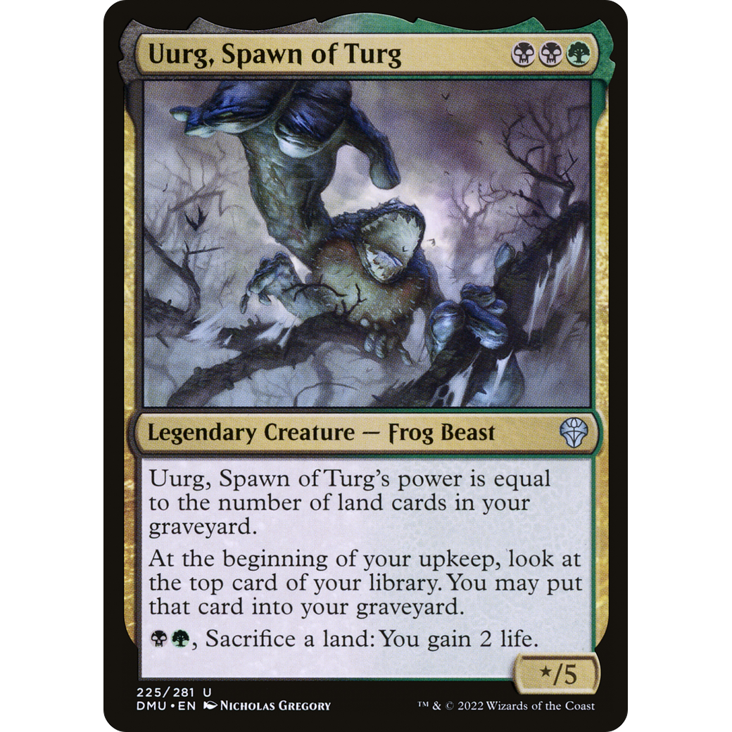 Uurg, Spawn of Turg (DMU-225) - Dominaria United Foil