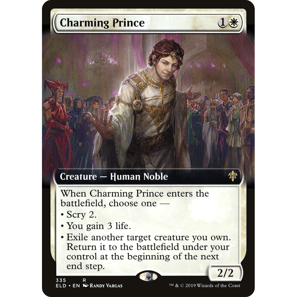 Charming Prince (Extended Art) (ELD-335) - Throne of Eldraine: (Extended Art) Foil