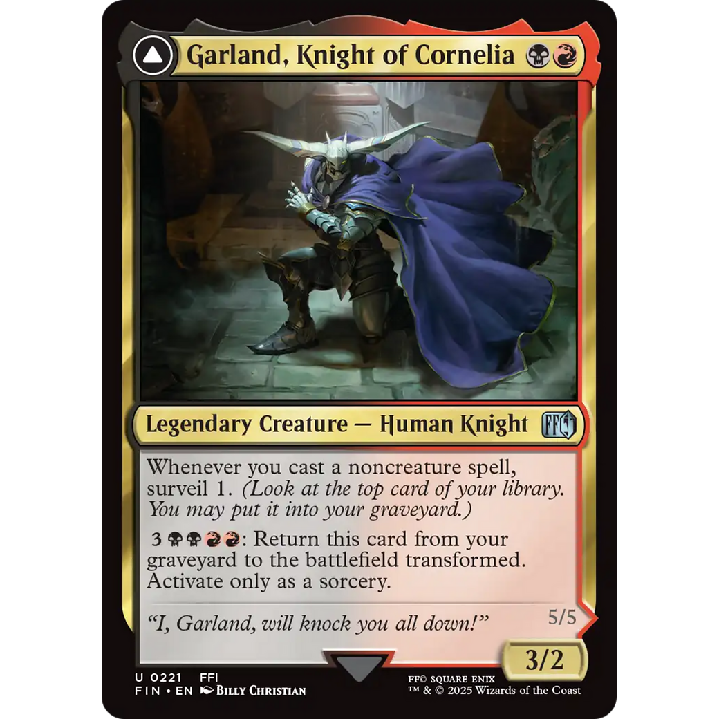 Garland, Knight of Cornelia (FIN-221) - FINAL FANTASY