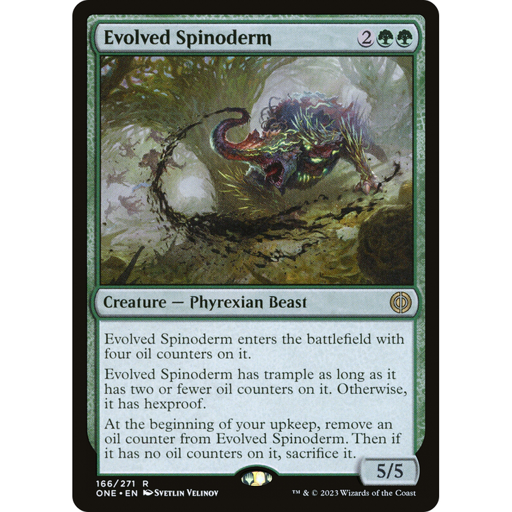 Evolved Spinoderm (ONE-166) - Phyrexia: All Will Be One Foil
