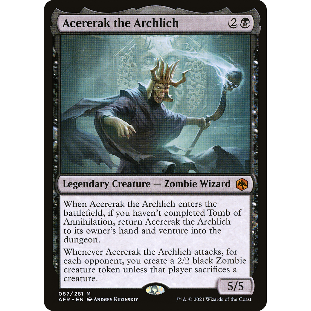 Acererak the Archlich (AFR-087) - Adventures in the Forgotten Realms Foil