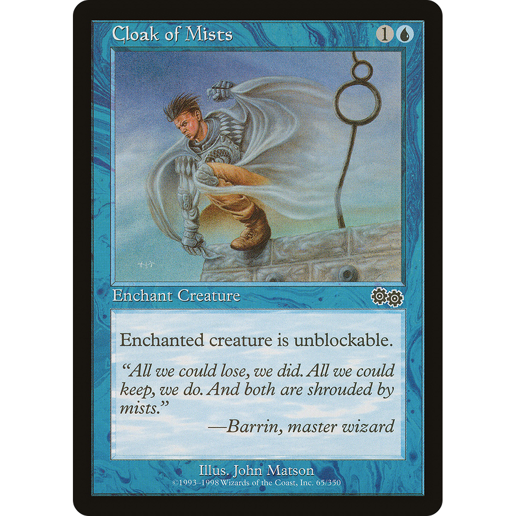 Cloak of Mists (USG-) - Urza's Saga