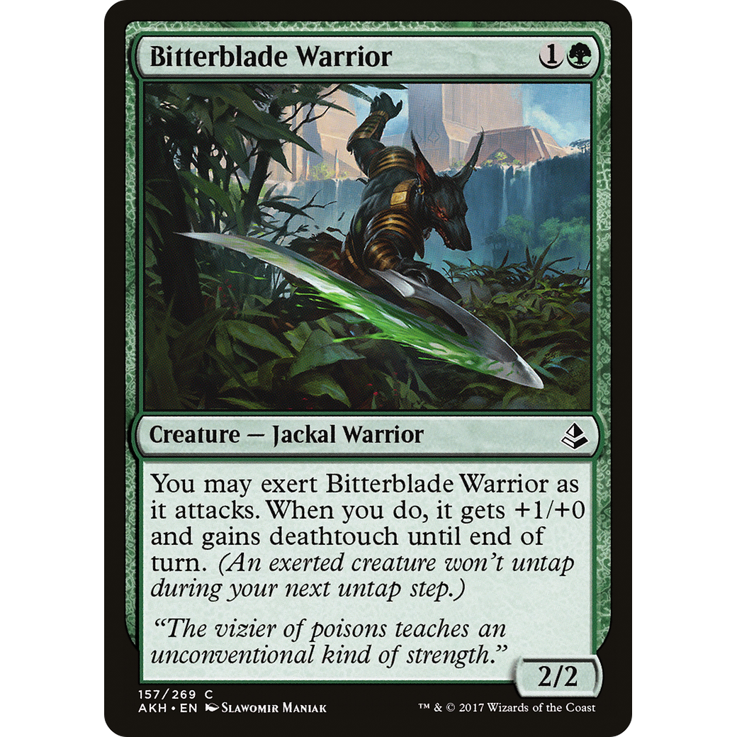 Bitterblade Warrior (AKH-157) - Amonkhet