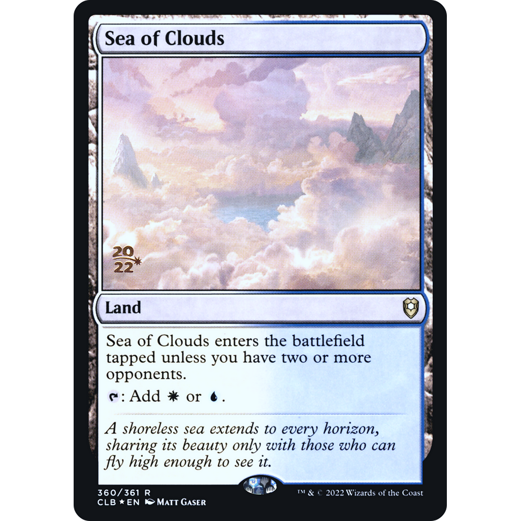 Sea of Clouds (PRE-360S) - Battle for Baldur's Gate Promos Foil