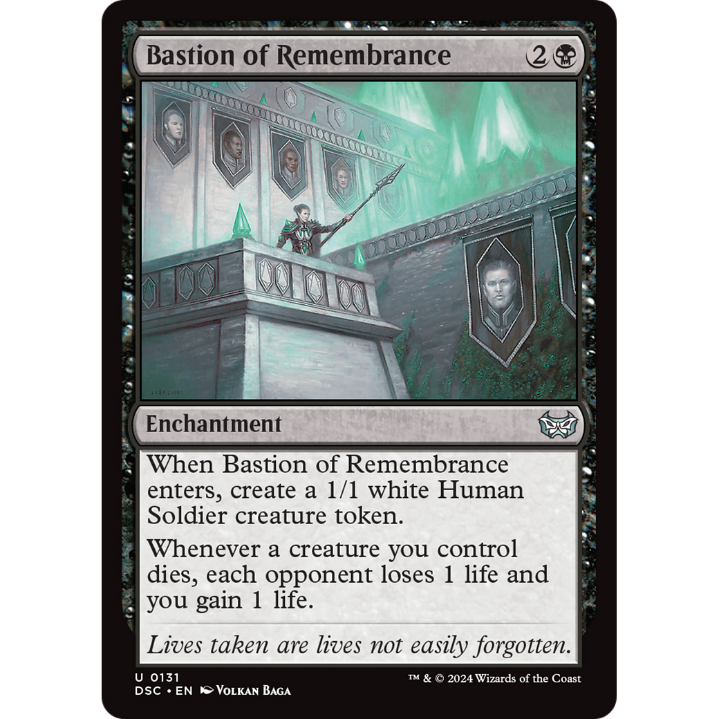 Bastion of Remembrance (DSC-131) - Duskmourn: House of Horror Commander