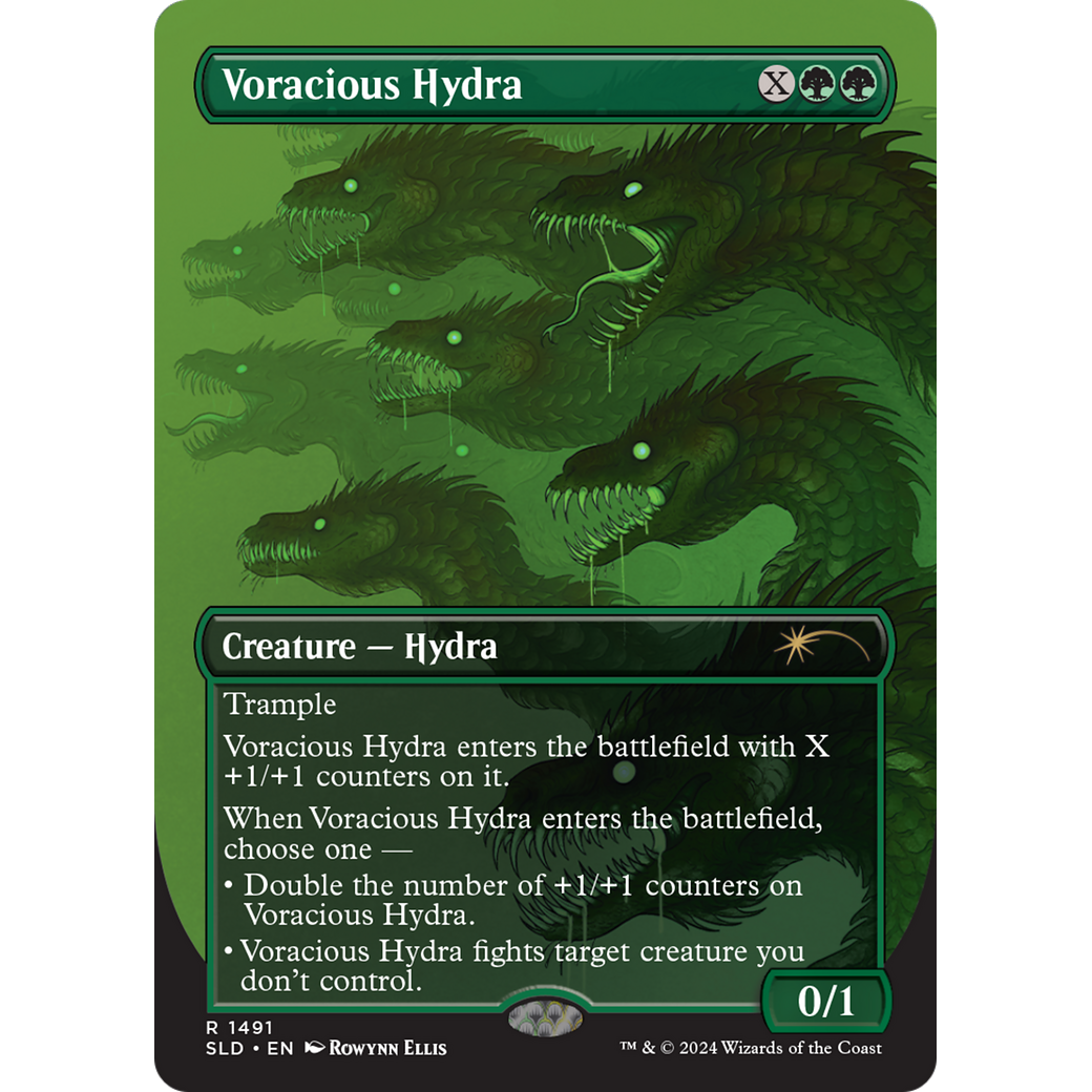 Voracious Hydra (SLD-1491) - Secret Lair Drop (Borderless)