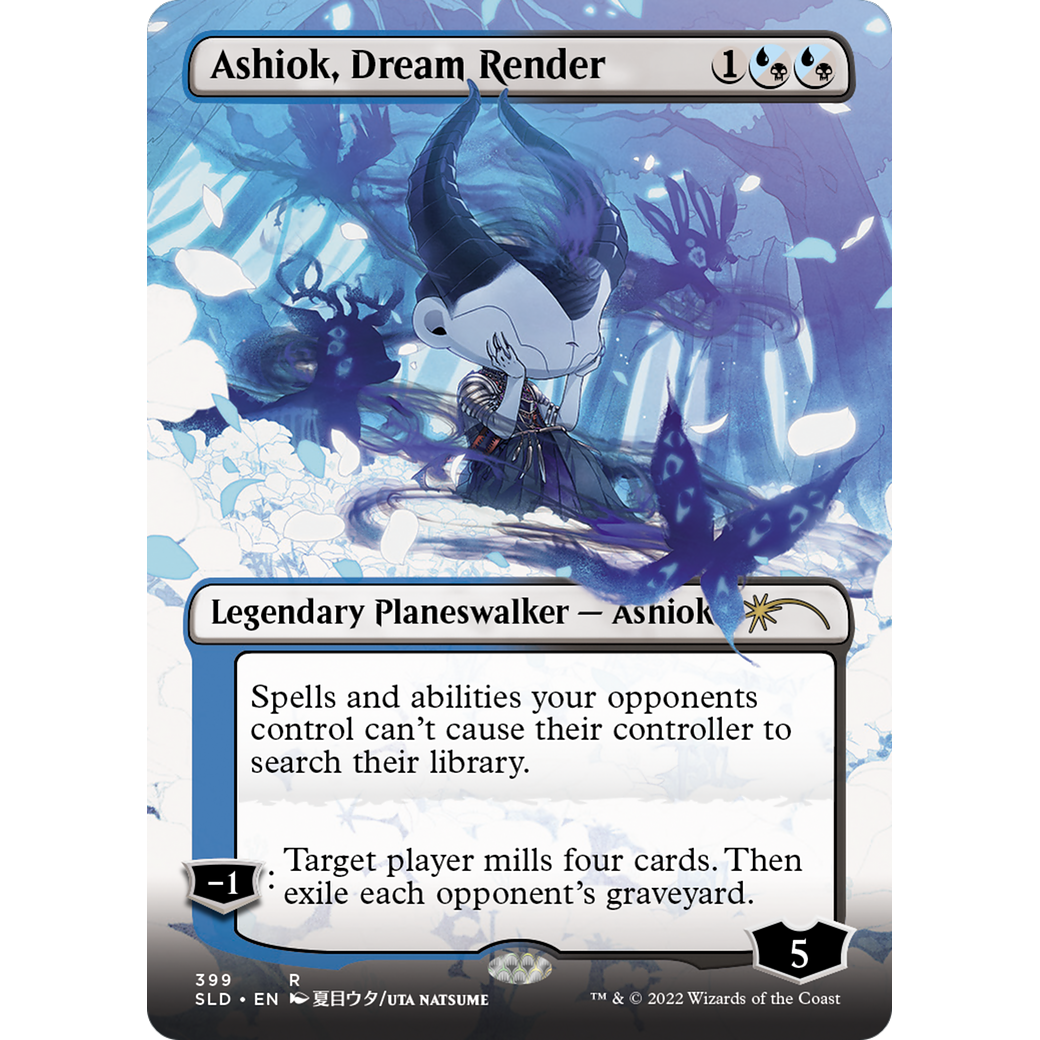 Ashiok, Dream Render (Borderless) (SLD-399) - Secret Lair Drop (Borderless)