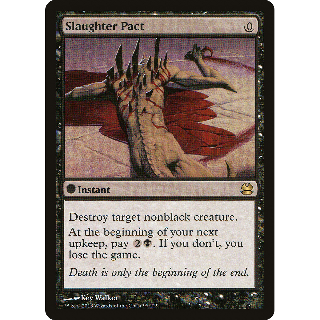 Slaughter Pact (MMA-097) - Modern Masters Foil