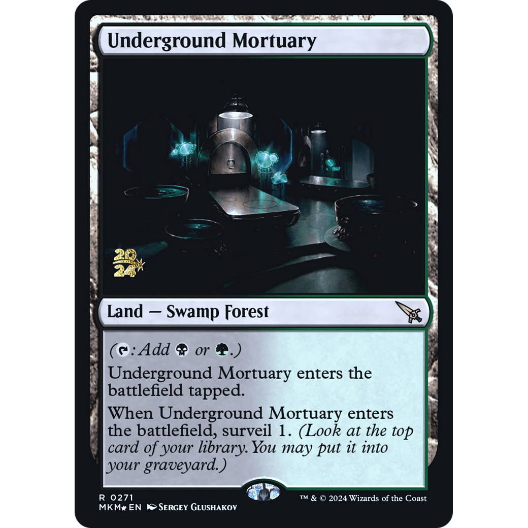 Underground Mortuary (PRE-271S) - Murders at Karlov Manor Promos Foil