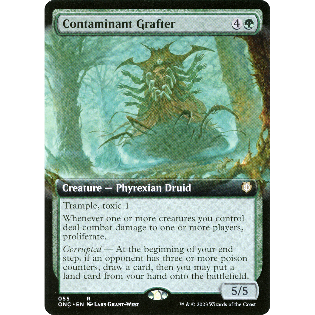 Contaminant Grafter (ONC-055) - Phyrexia: All Will Be One Commander: (Extended Art)