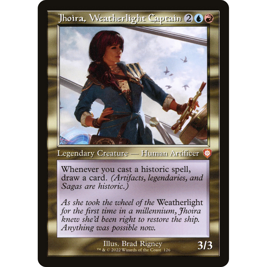Jhoira, Weatherlight Captain (Retro Frame) (BRC-126) - The Brothers' War Commander