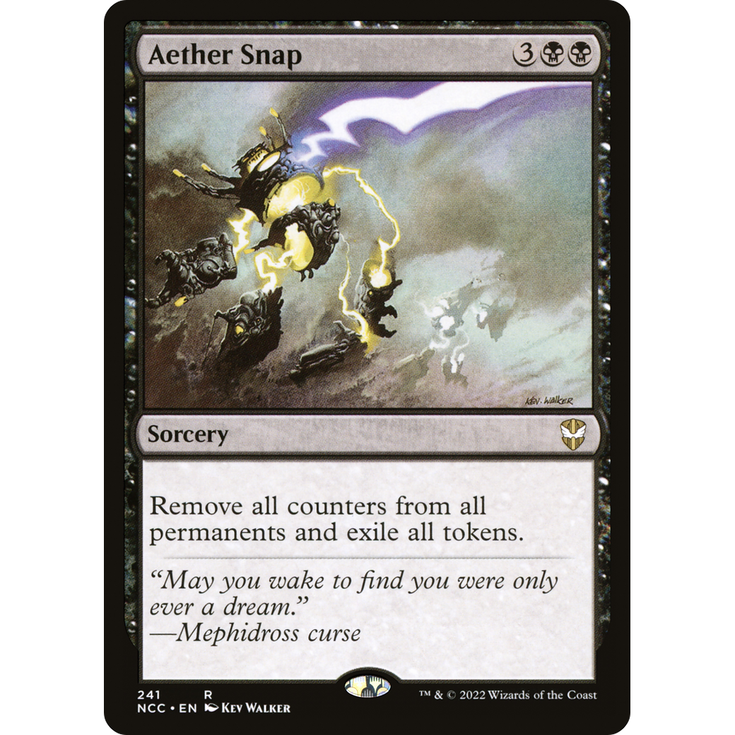 Aether Snap (NCC-241) - New Capenna Commander