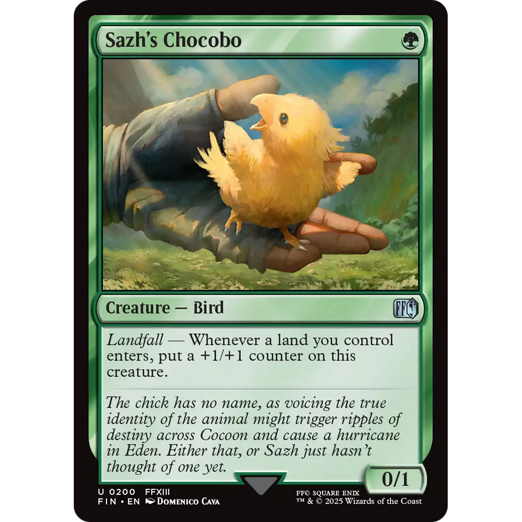 Sazh's Chocobo (FIN-200) - FINAL FANTASY Foil