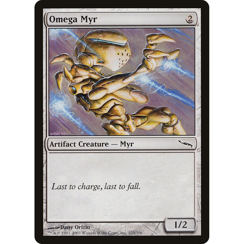 Omega Myr (MRD-223) - Mirrodin Foil