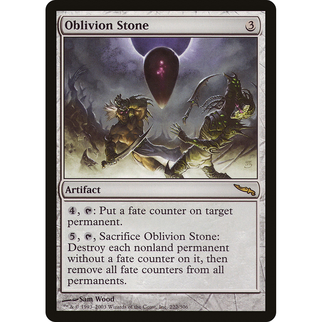 Oblivion Stone (MRD-222) - Mirrodin Foil
