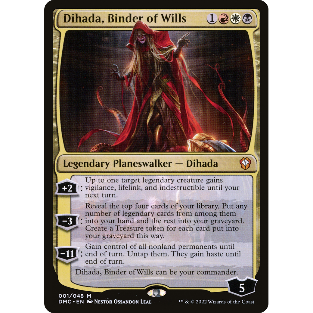 Dihada, Binder of Wills (DMC-001) - Dominaria United Commander