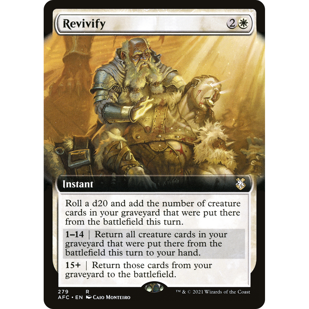 Revivify (Extended Art) (AFC-279) - Forgotten Realms Commander: (Extended Art)