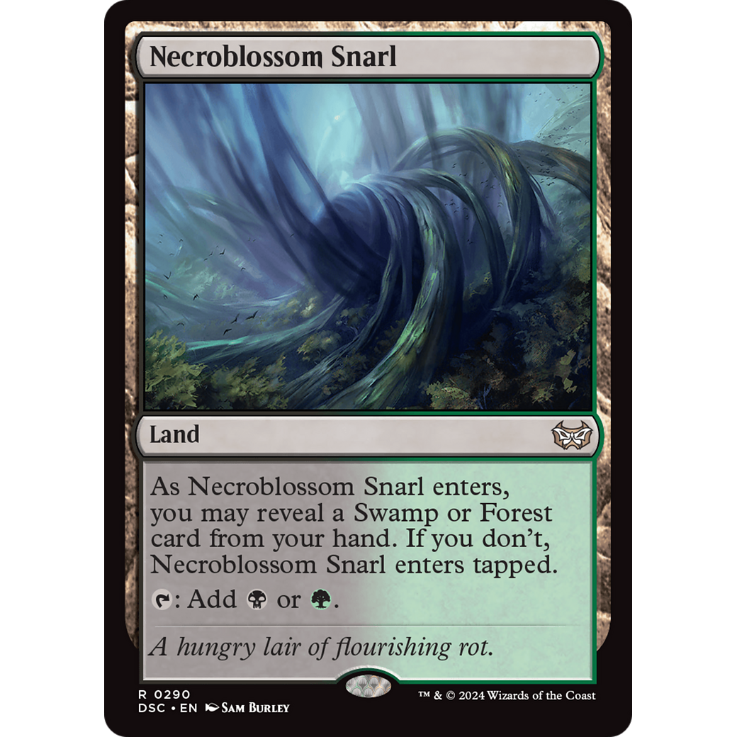 Necroblossom Snarl (DSC-290) - Duskmourn: House of Horror Commander