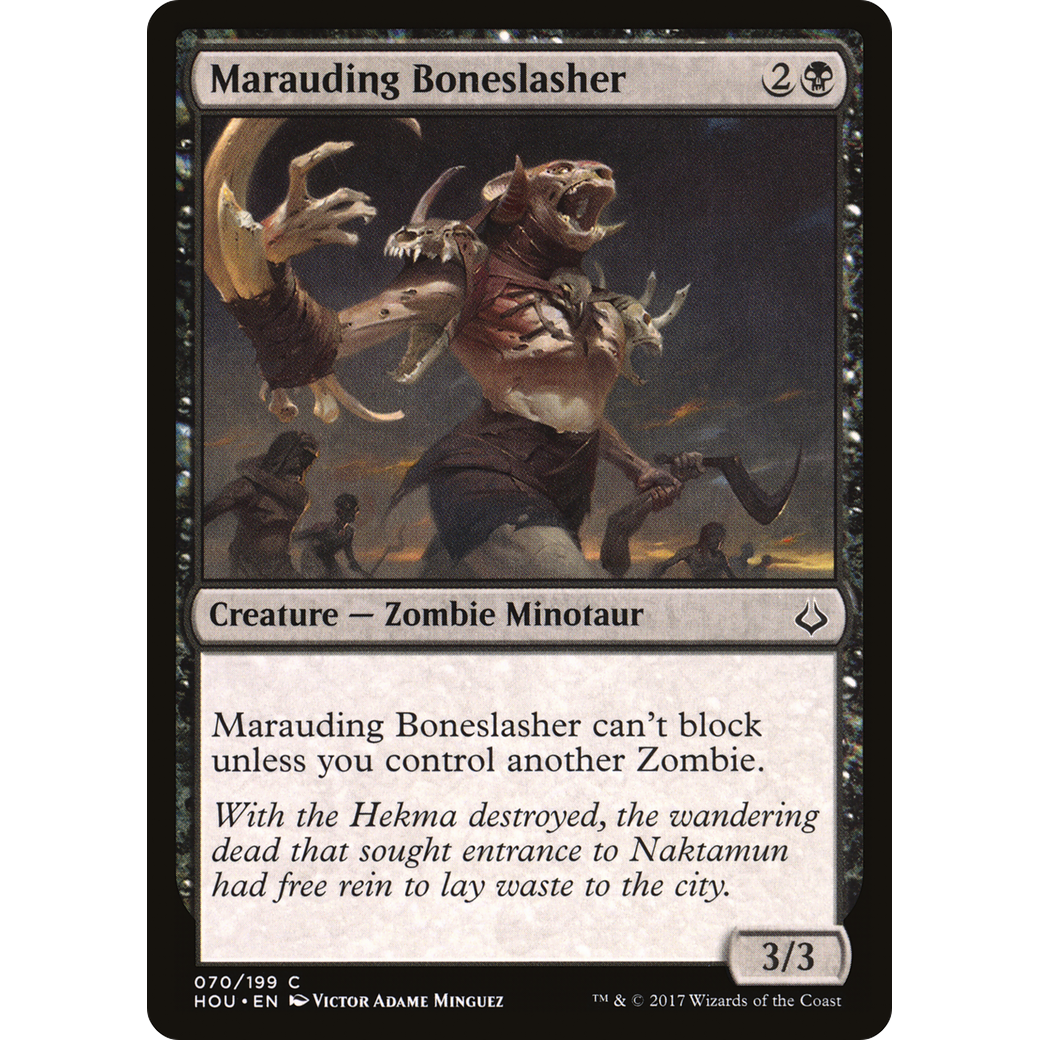 Marauding Boneslasher (HOU-070) - Hour of Devastation Foil