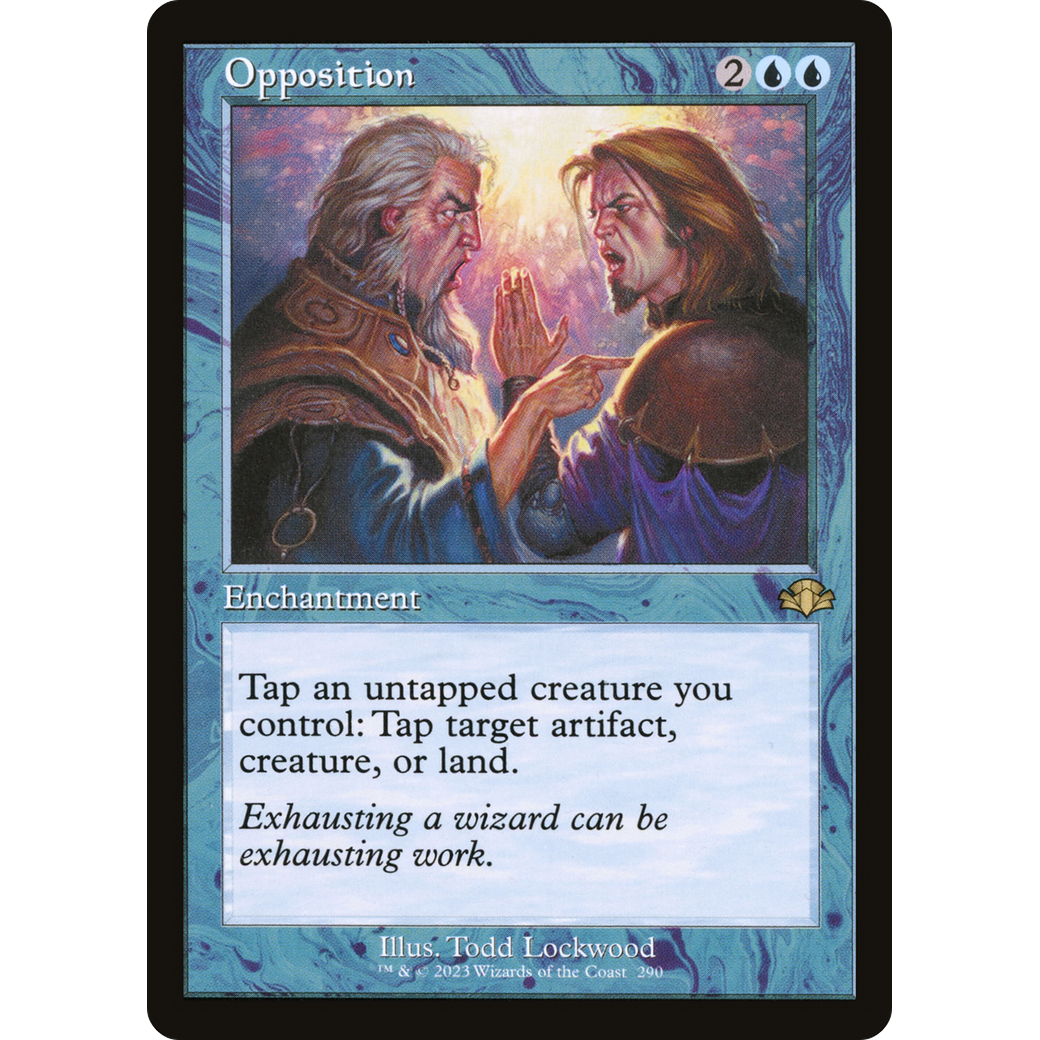 Opposition (Retro Frame) (DMR-290) - Dominaria Remastered Foil