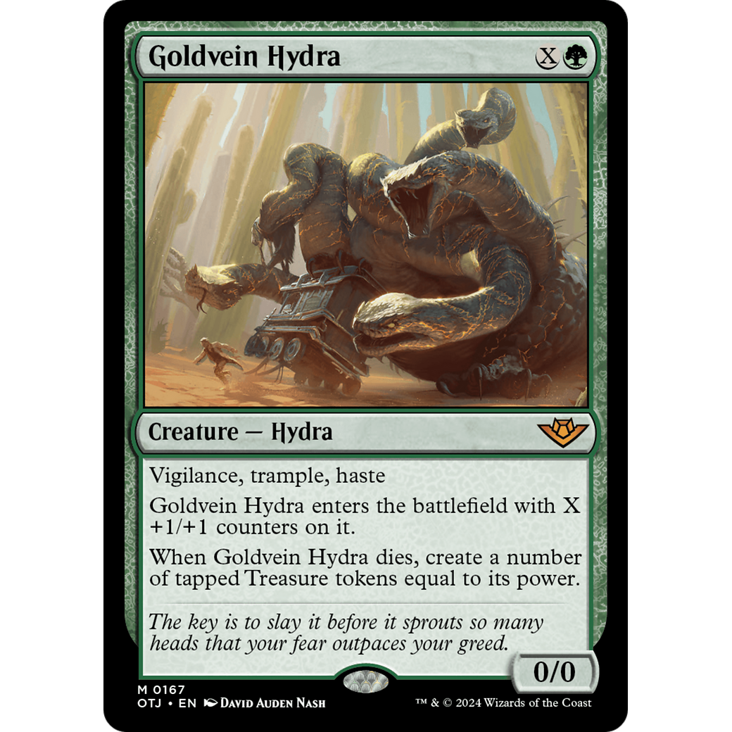 Goldvein Hydra (OTJ-167) - Outlaws of Thunder Junction Foil