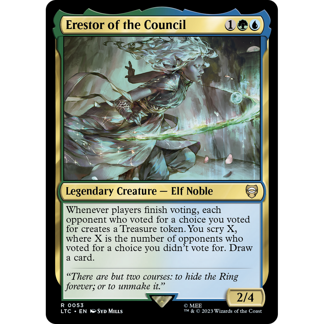 Erestor of the Council (LTC-053) - Tales of Middle-earth Commander