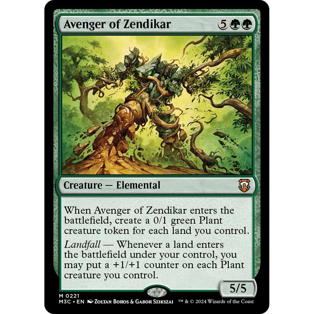 Avenger of Zendikar (M3C-221) - Modern Horizons 3 Commander Foil