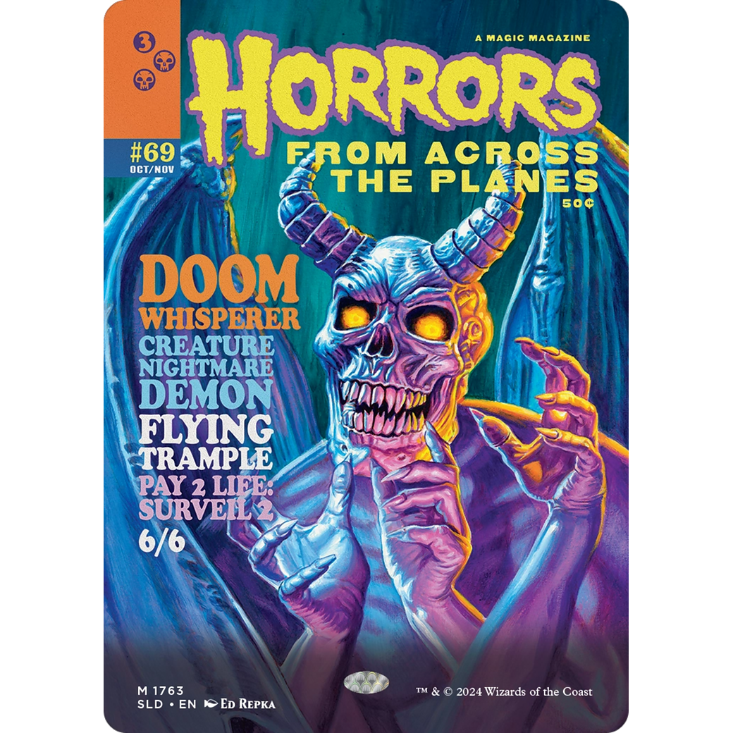 Doom Whisperer (SLD-1763) - Secret Lair Drop (Borderless)