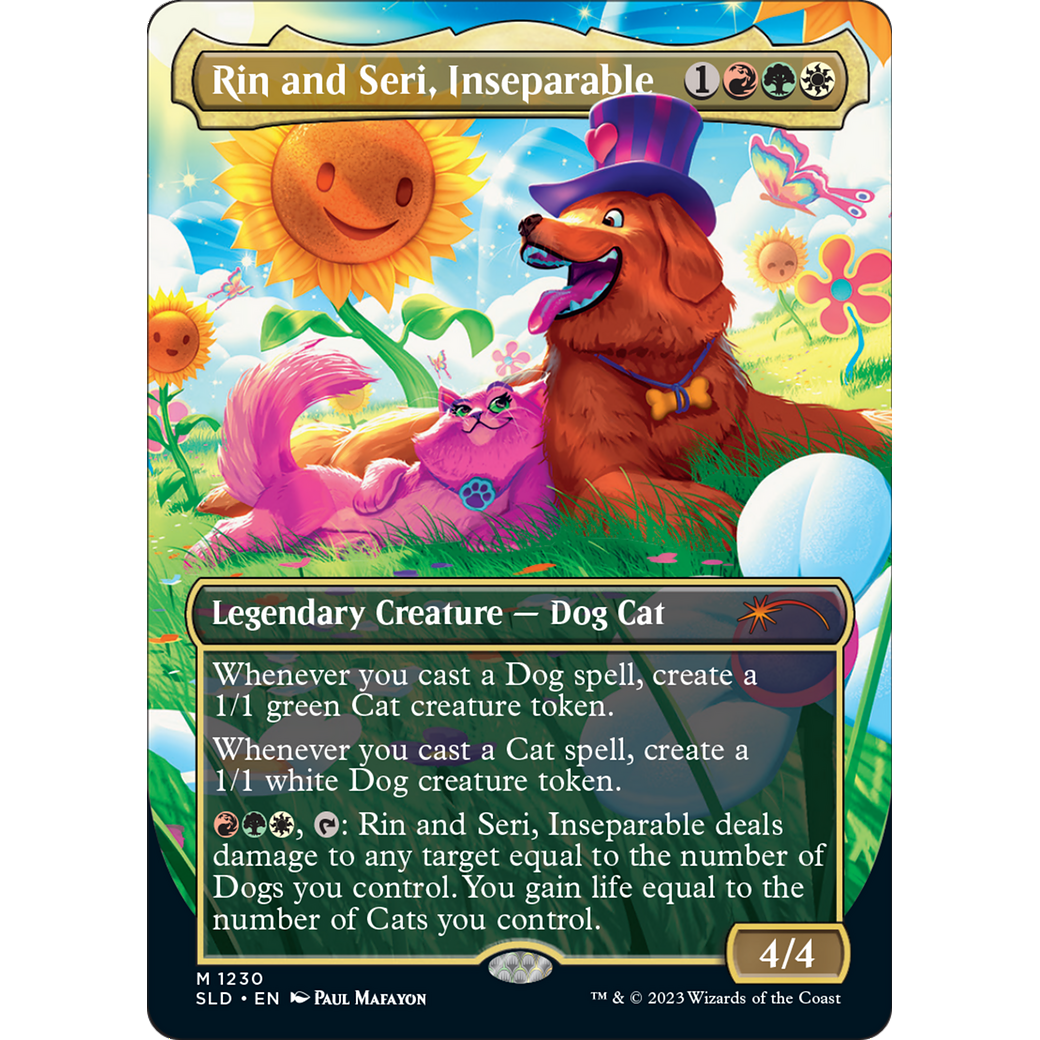 Rin and Seri, Inseparable (1230) (SLD-1230) - Secret Lair Drop (Borderless)