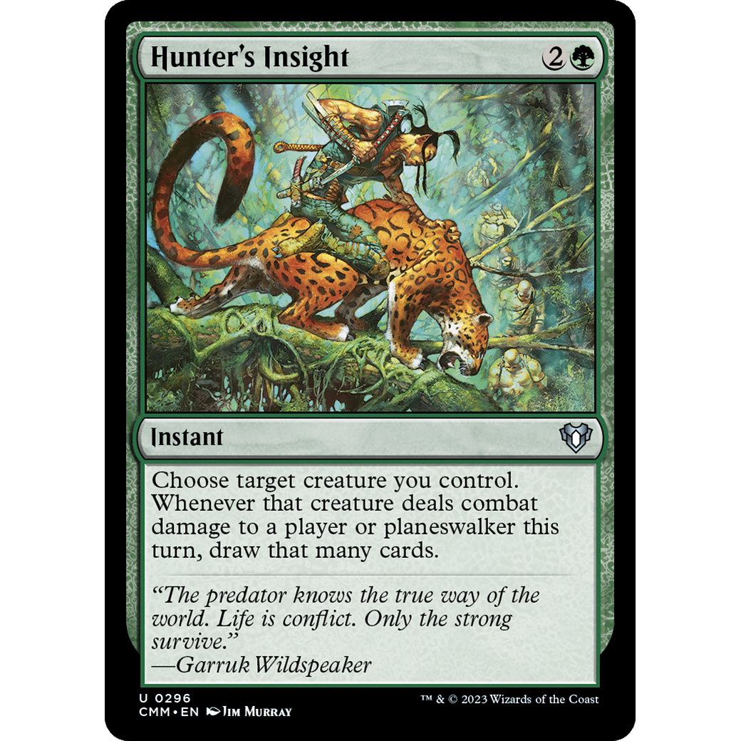Hunter's Insight (CMM-296) - Commander Masters Foil