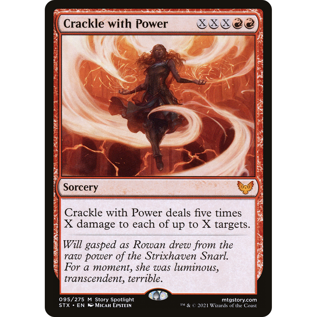 Crackle with Power (STX-095) - Strixhaven: School of Mages Foil