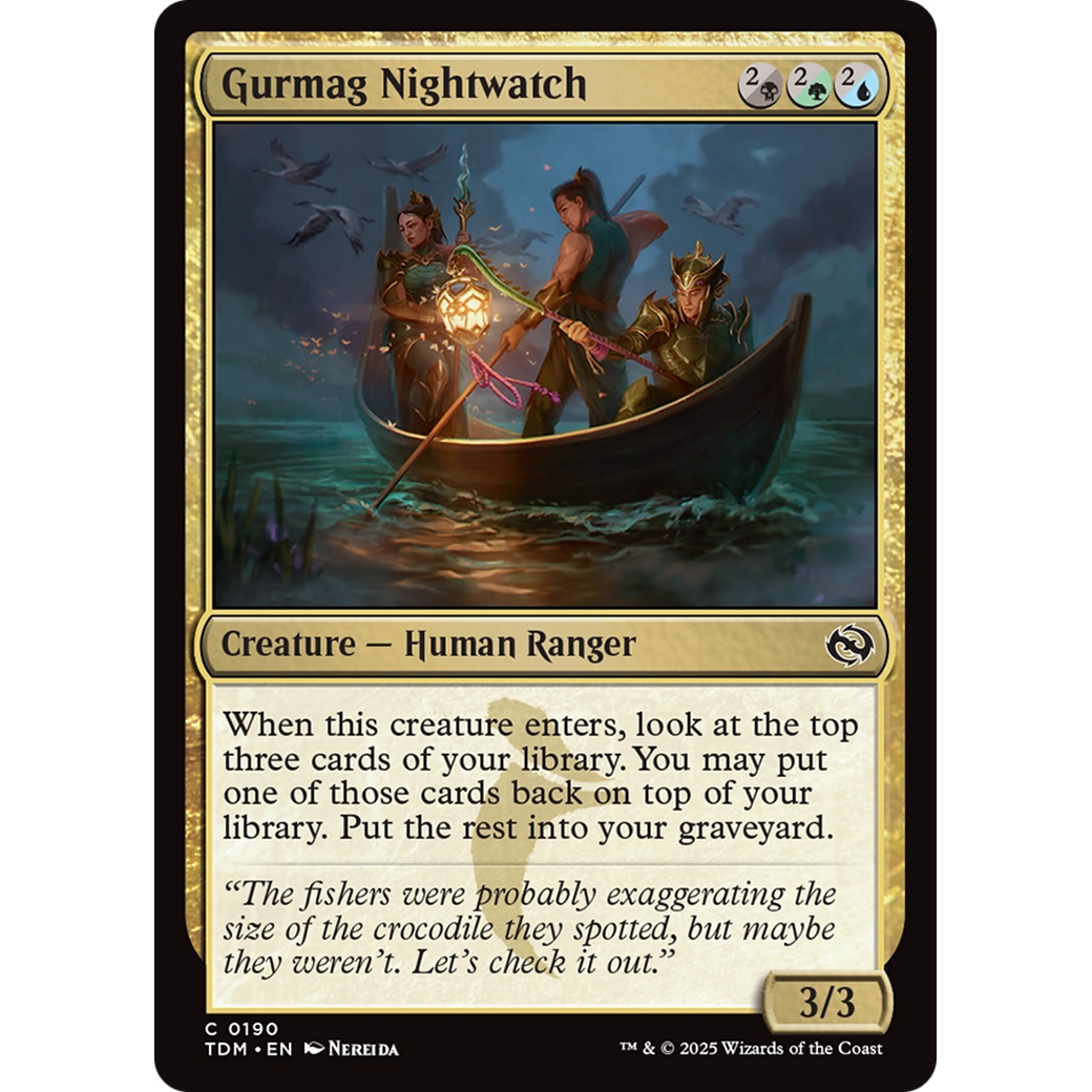 Gurmag Nightwatch (TDM-190) - Tarkir: Dragonstorm Foil