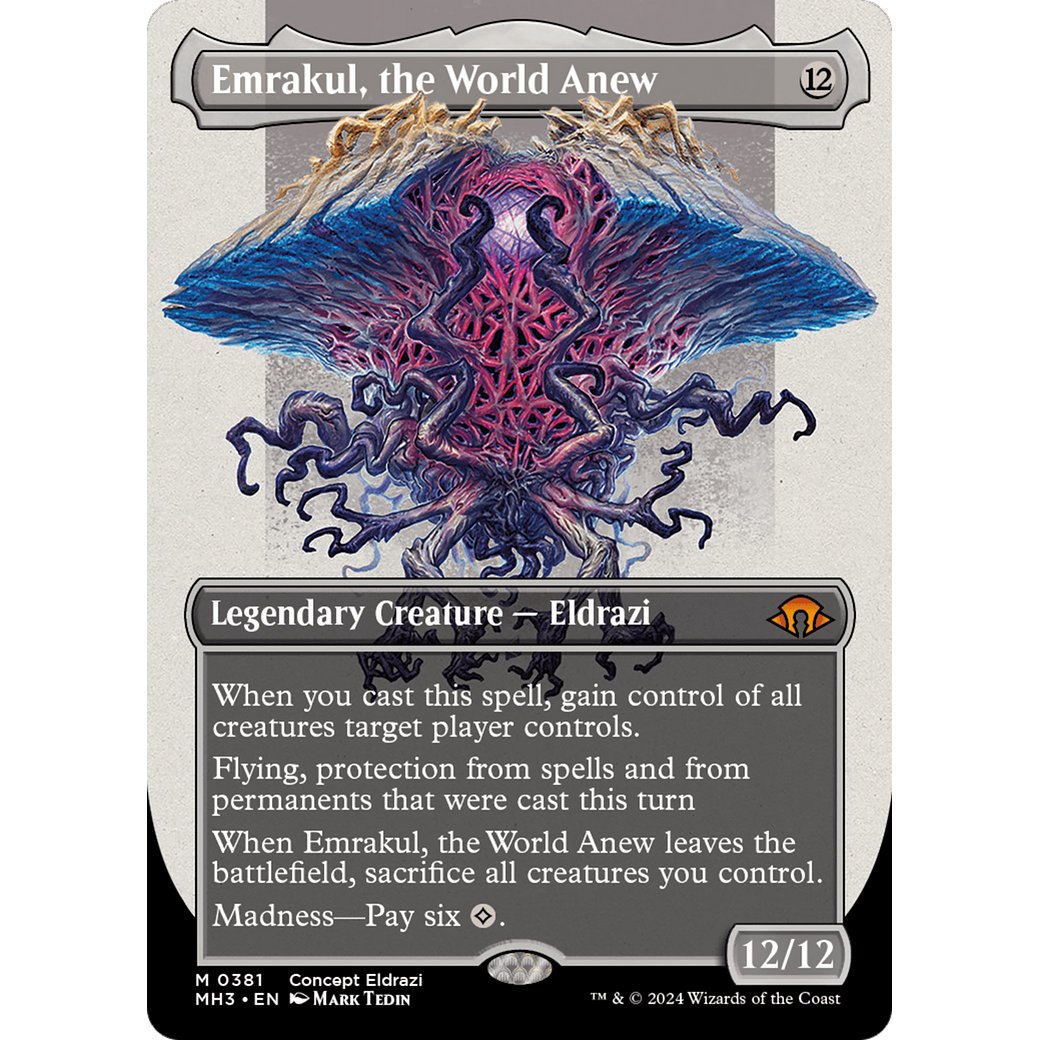 Emrakul, the World Anew (MH3-381) - Modern Horizons 3 (Borderless) Foil