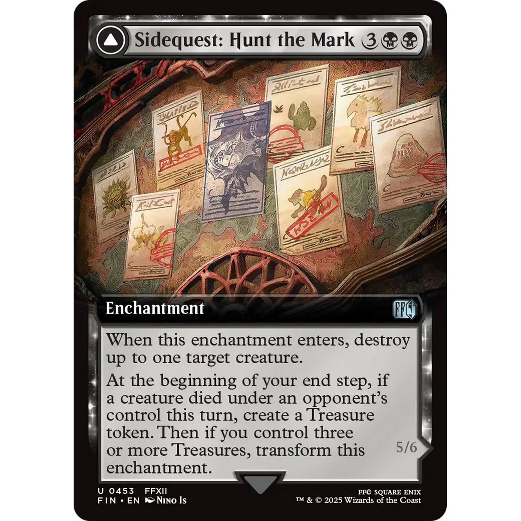 Sidequest: Hunt the Mark // Yiazmat, Ultimate Mark (FIN-453) - FINAL FANTASY: (enchantment, Extended Art)