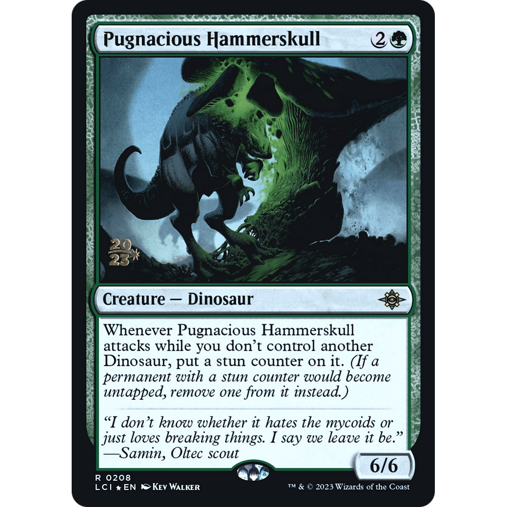 Pugnacious Hammerskull (PRE-208S) - The Lost Caverns of Ixalan Promos Foil