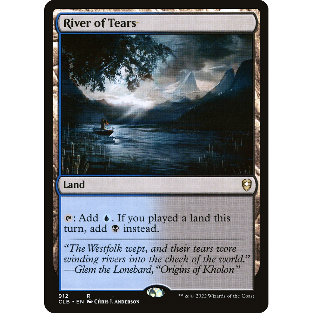 River of Tears (CLB-912) - Commander Legends: Battle for Baldur's Gate