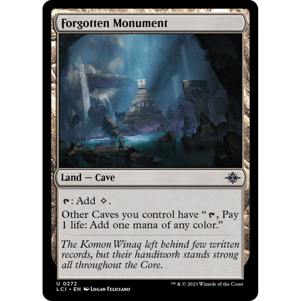 Forgotten Monument (LCI-272) - The Lost Caverns of Ixalan Foil