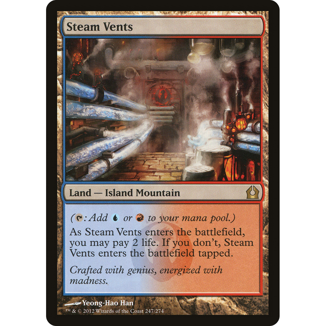 Steam Vents (RTR-247) - Return to Ravnica Foil