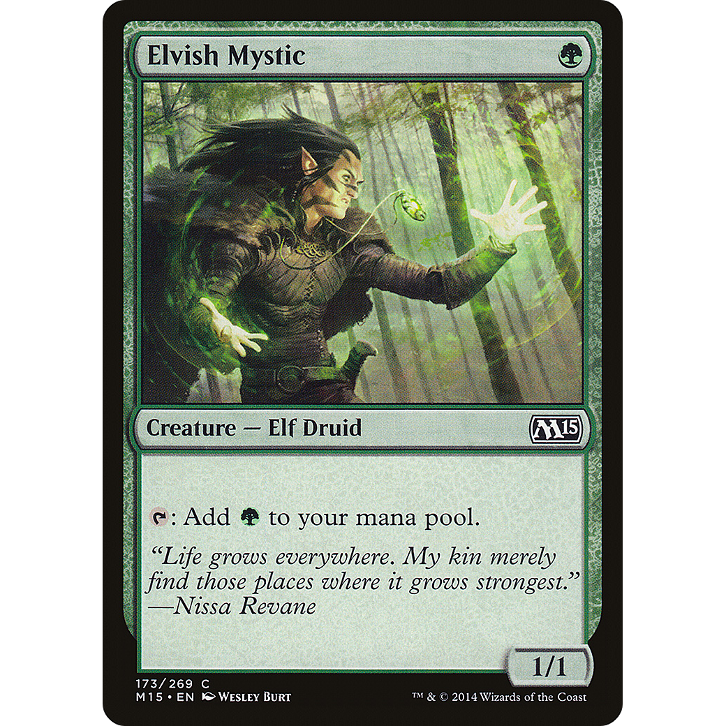 Elvish Mystic (M15-173) - Magic 2015 Foil
